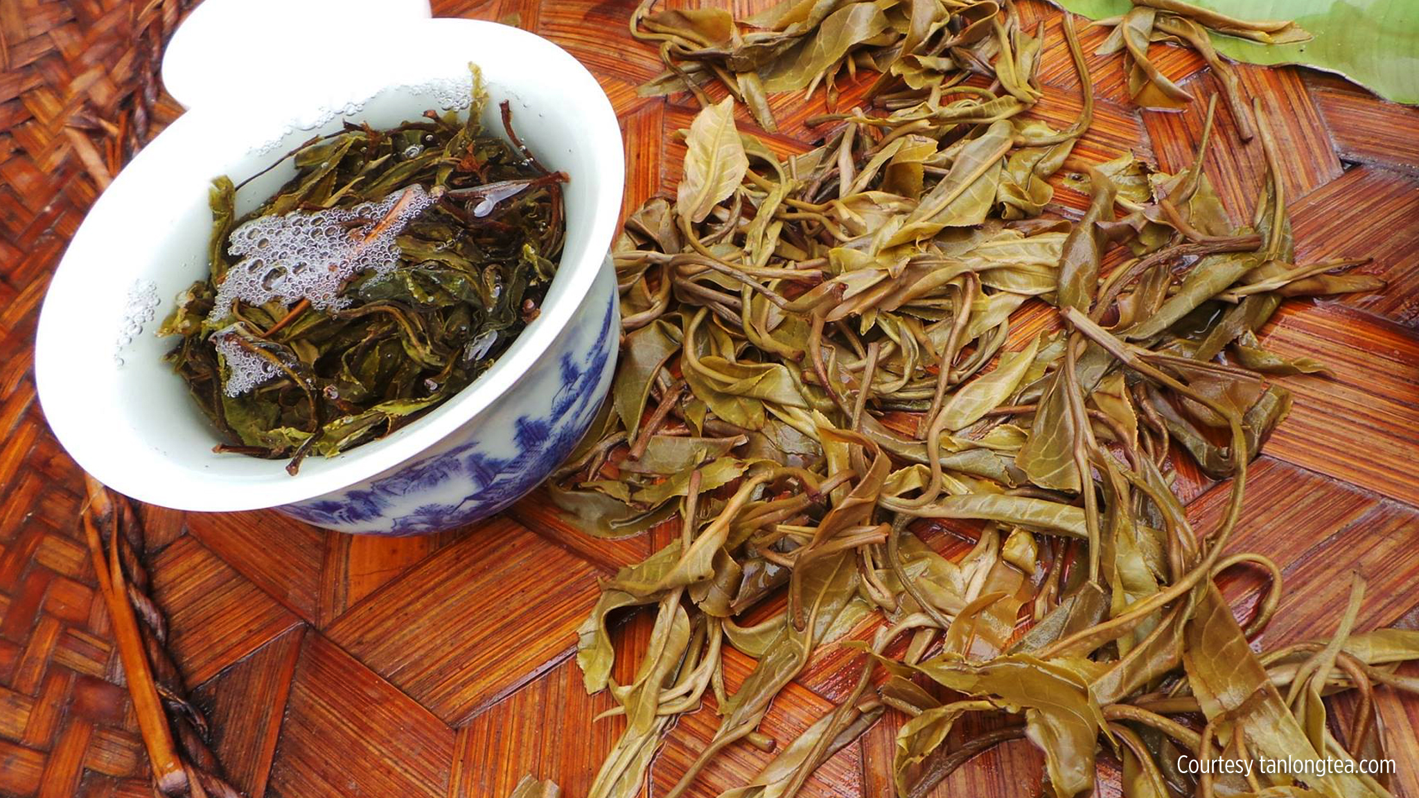Tea leaves of wildly grown few hundred years old trees